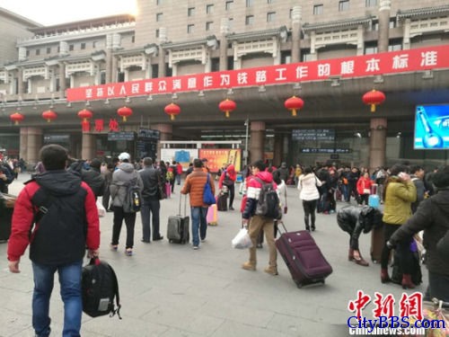 北京春节遇“空城” 小商户歇业居民生活遇不便