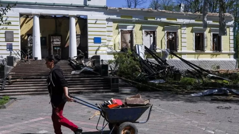 哈尔科夫地区被毁的博物馆